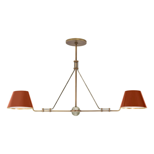 Urban Electric Co.Chiltern Double Hang Antique Brass Chandelier Pendant Light Bloomingdales Lighting   