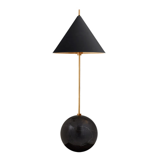 Kelly Wearstler Cleo Orb Metal Table Lamp - Brass and Black Table Lamp Bloomingdales Lighting Brass & Black  