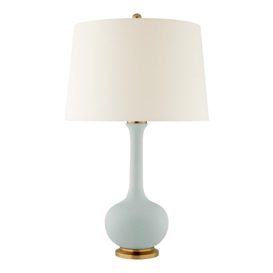 Christopher Spitzmiller Coy Medium Ceramic Table Lamp - Matte Sky Blue Table Lamp Bloomingdales Lighting Matte Sky Blue  