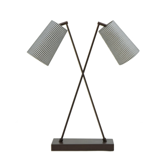 Crossover Table Lamp - Bronze Table Lamp Bloomingdales Lighting Mistral New