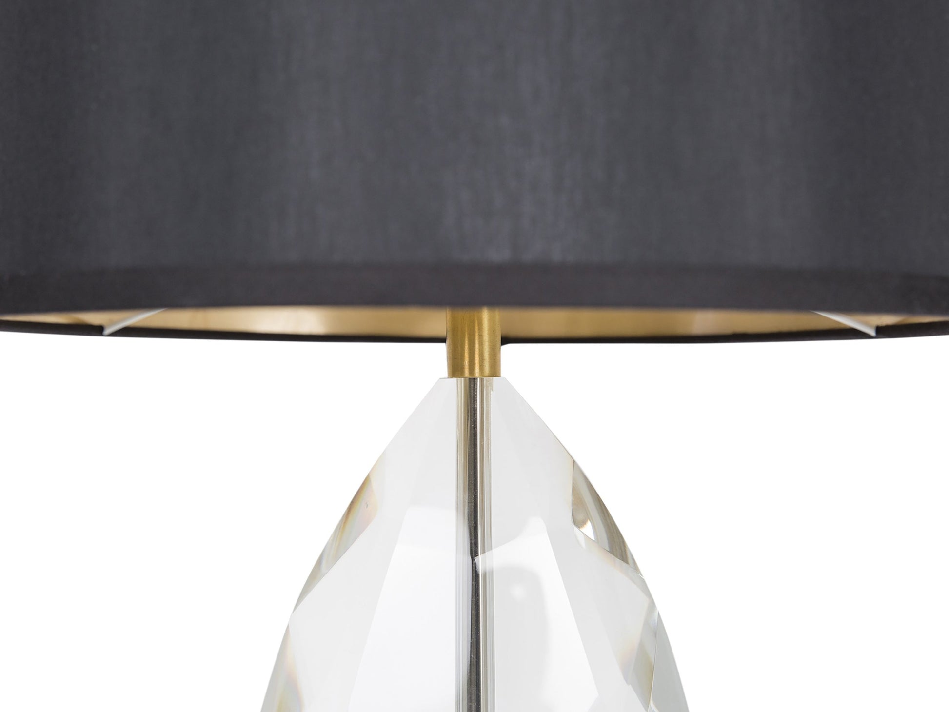 Crystal Rock Table Lamp - Black and Gold Table Lamp Bloomingdales Lighting   