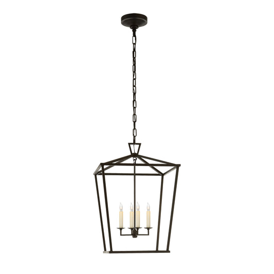 Chapman & Myers Darlana Medium Lantern Light - Aged Iron Pendant Light Bloomingdales Lighting Aged Iron  