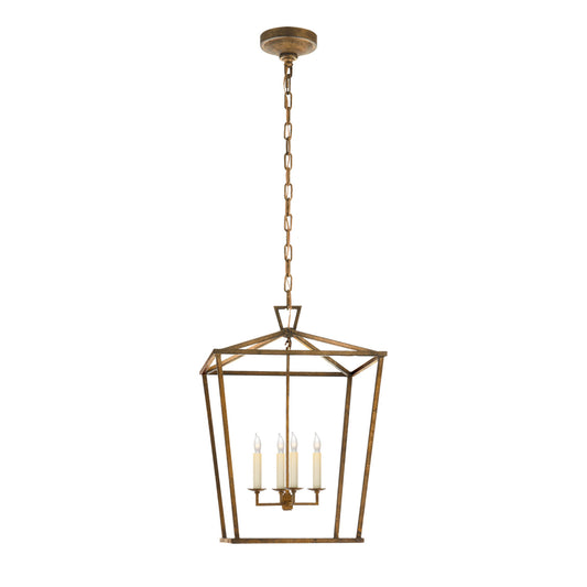 Chapman & Myers Darlana Medium Lantern Light - Gilded Iron Pendant Light Bloomingdales Lighting Gilded Iron  