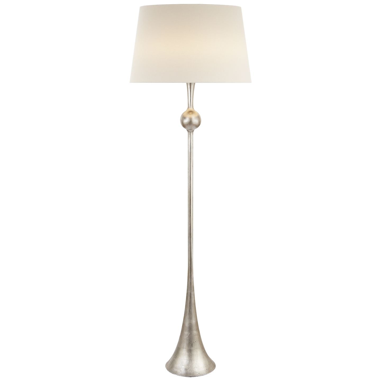 AERIN Dover Floor Lamp - Silver Leaf Floor Lamp Bloomingdales Lighting Silver  