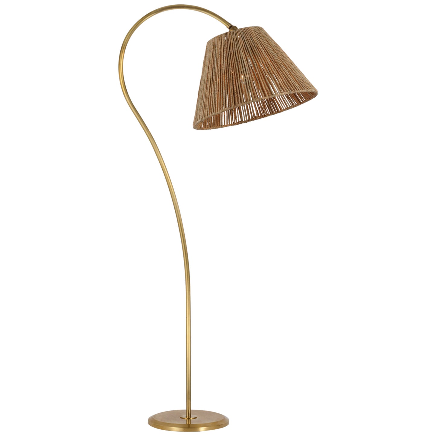 Amber Lewis Dume Large Arched Floor Lamp - Antique Brass Floor Lamp Bloomingdales Lighting