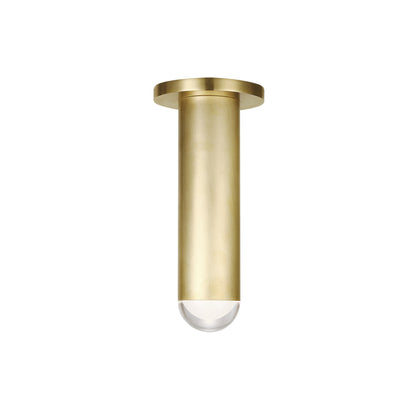 Kelly Wearstler Ebell Medium Monopoint Flush Mount - Natural Brass Ceiling Flush Mount Bloomingdales Lighting Natural Brass