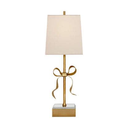 Kate Spade Ellery Gros-Grain Bow Table Lamp - Soft Brass Table Lamp Bloomingdales Lighting   