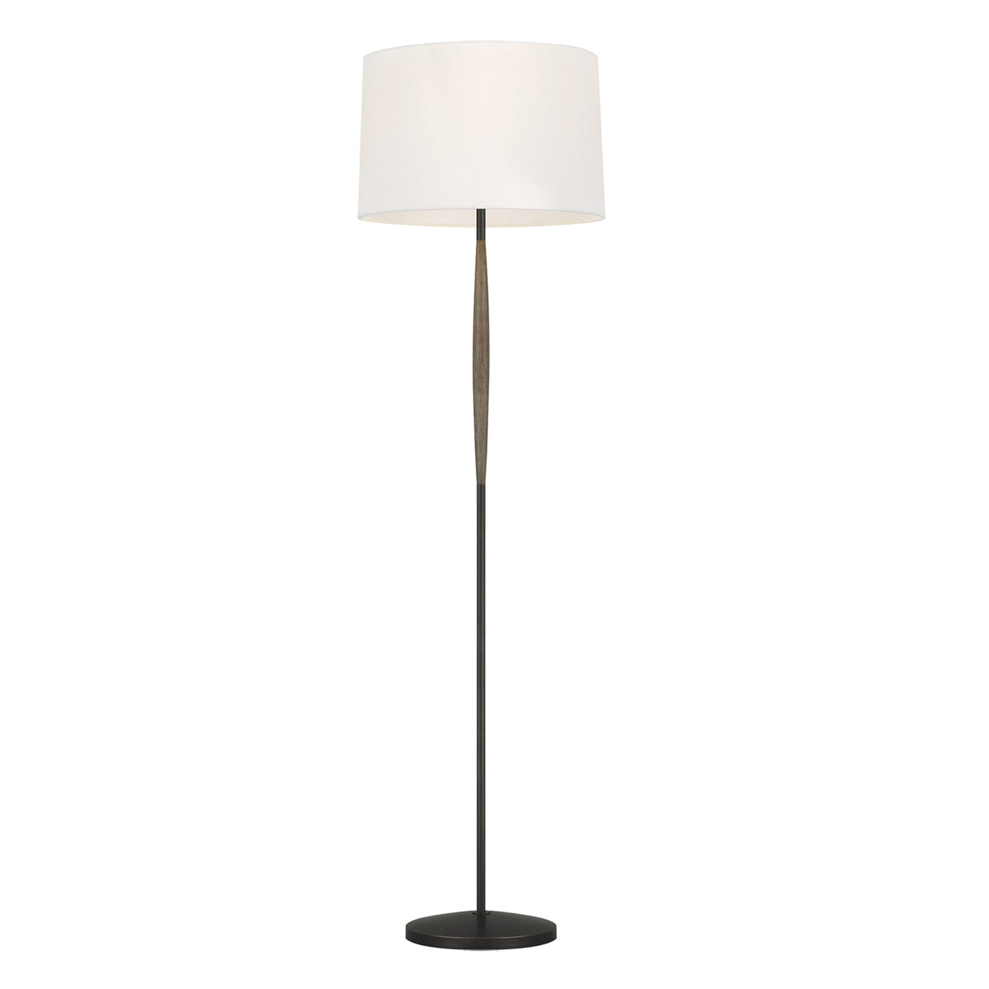 Ellen DeGeneres Ferrelli Linen Floor Lamp - Weathered Oak Floor Lamp Bloomingdales Lighting