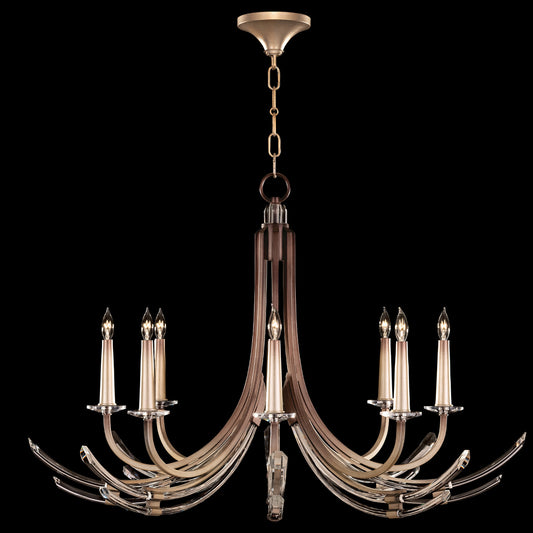 Fine Art HC Lighting Trevi 39.5" Round Chandelier - Soft Bronze Pendant Light Bloomingdales Lighting 39.5"