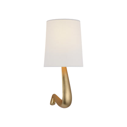 AERIN Gaya Medium Linen Wall Sconce - Gild Wall Light Bloomingdales Lighting Gild  