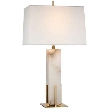 Thomas O'Brien Gironde Large Alabaster Table Lamp - Brass Table Lamp Bloomingdales Lighting   