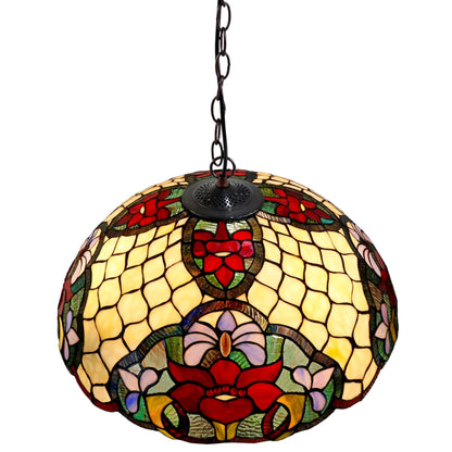 Tiffany Alicia Stained Glass Pendant Light Pendant Light G&G Bros   