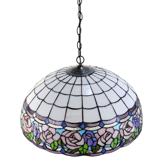 Tiffany Chandell Stained Glass Pendant Light Pendant Light G&G Bros   