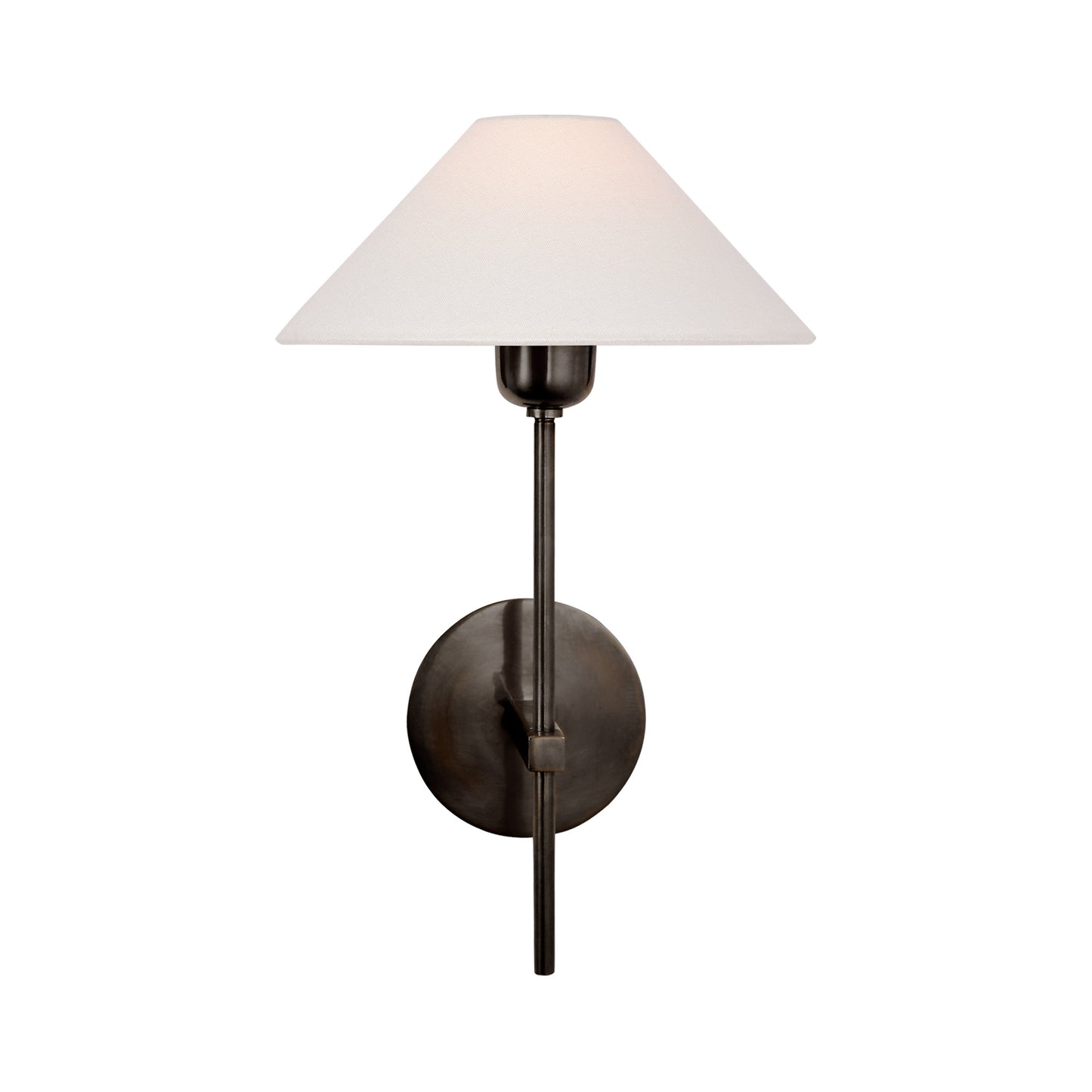 J. Randall Powers Hackney Single Linen Wall Sconce - Bronze Wall Light Bloomingdales Lighting Bronze  