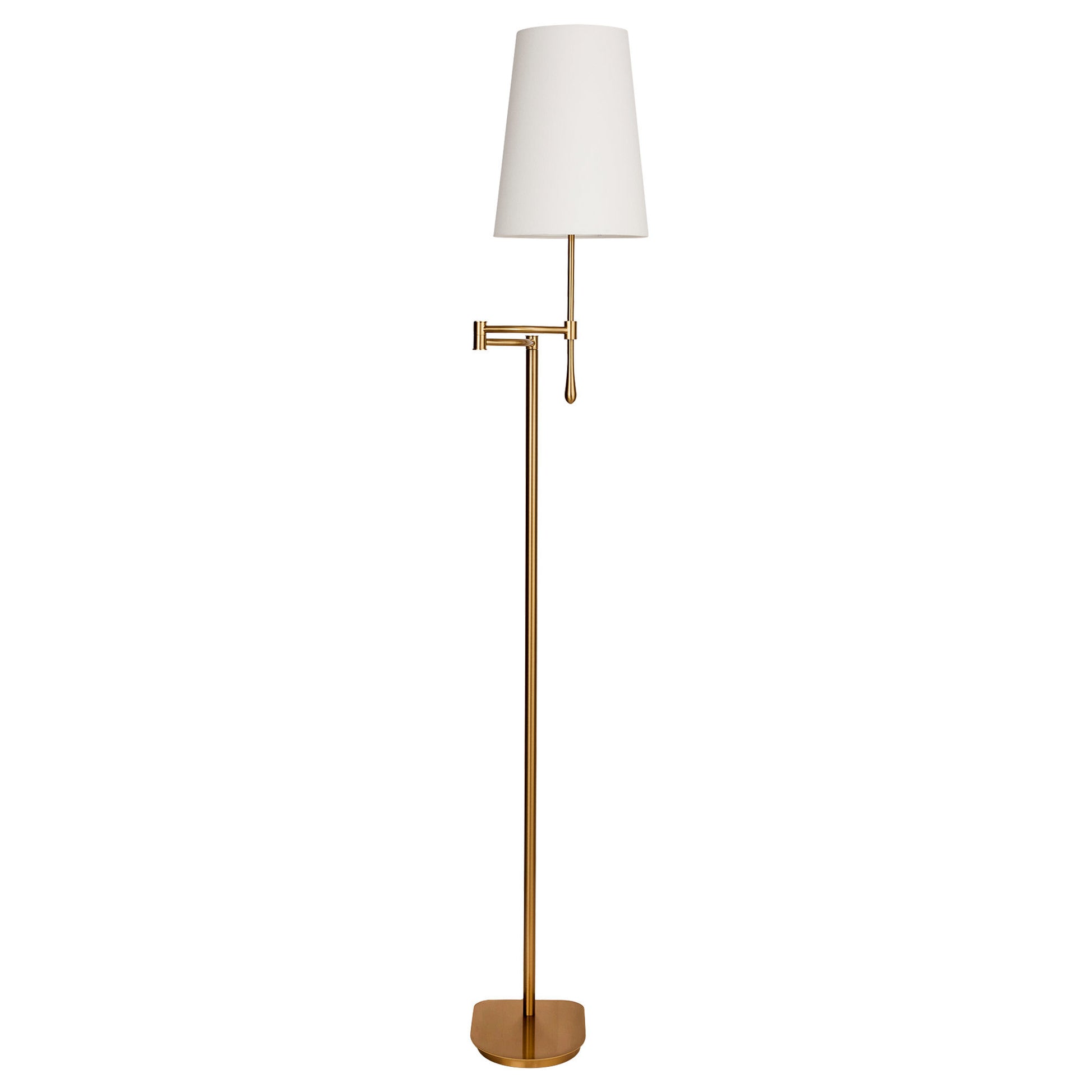 Christina Tran Harmonie Swing Arm Floor Lamp - Brass Floor Lamp Bloomingdales Lighting   