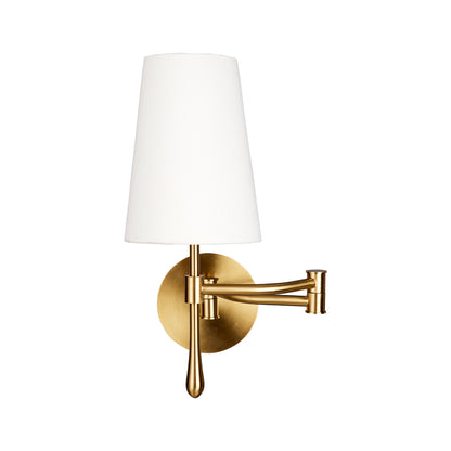 Christina Tran Harmonie Swing Arm Single Wall Lamp - Brass Wall Light Bloomingdales Lighting   