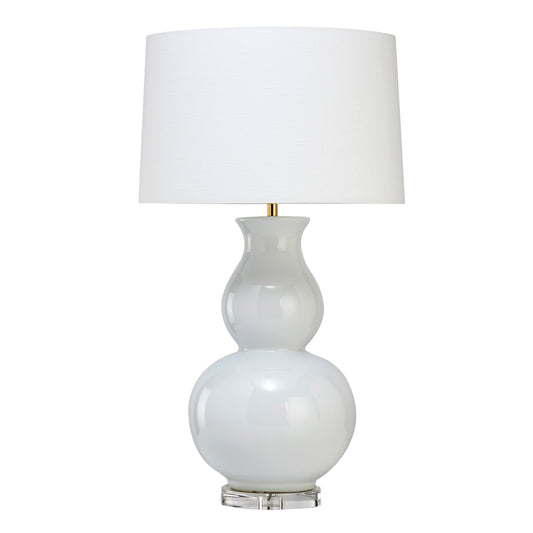 Jasmine Table Lamp - White Table Lamp Bloomingdales Lighting White New Coconut Linen