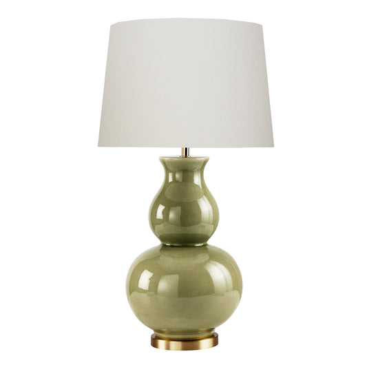 Jasmine Table Lamp - Pistachio Table Lamp Bloomingdales Lighting Pistachio New Coconut Linen