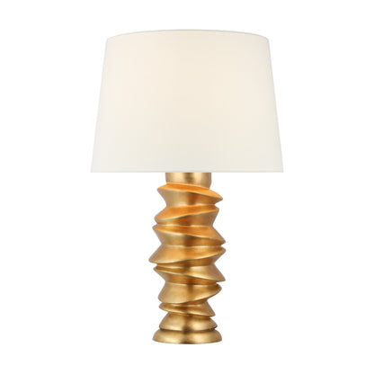 Julie Neill Karissa Medium Linen Table Lamp - Antique Gold Table Lamp Bloomingdales Lighting Antique Gold  