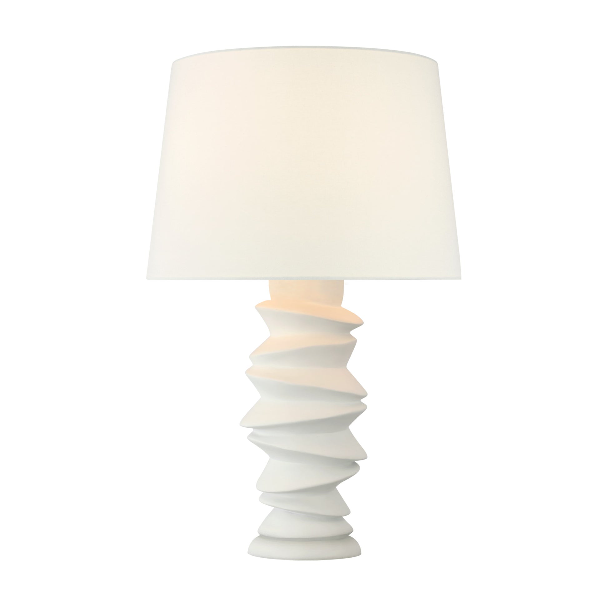 Julie Neill Karissa Medium Linen Table Lamp - Plaster White Table Lamp Bloomingdales Lighting Plaster White  