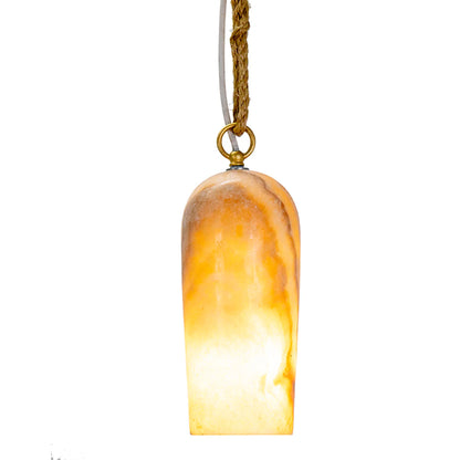 Leni Narrow Onyx Pendant Light Pendant Light Bisque Interiors   