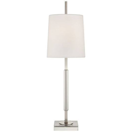 Thomas O'Brien Lexington Crystal Table Lamp - Nickel Table Lamp Bloomingdales Lighting Nickel  