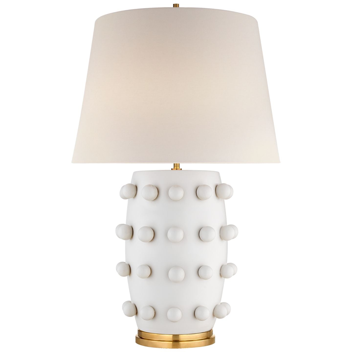 Kelly Wearstler Linden Sculpted Medium Table Lamp - White Table Lamp Bloomingdales Lighting   