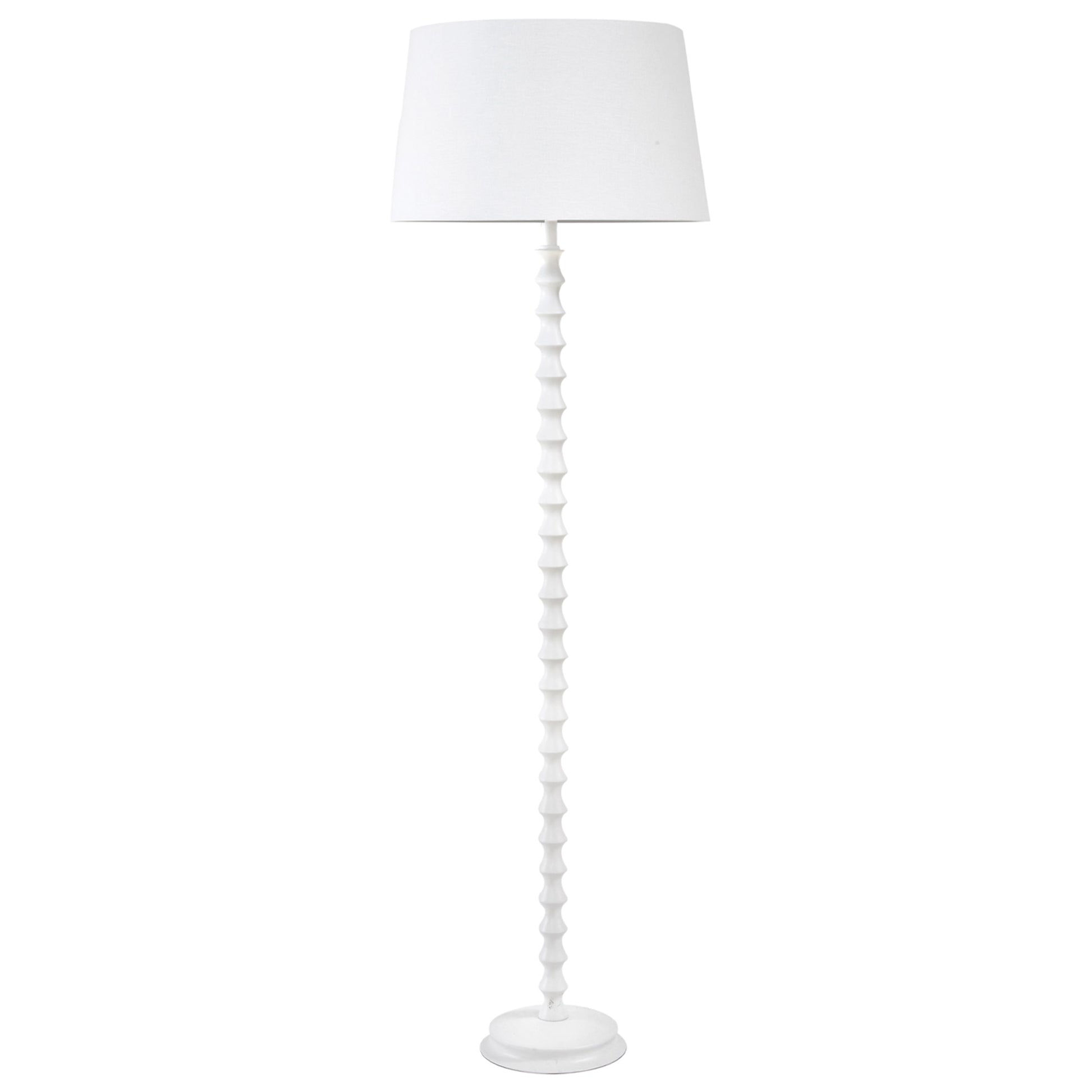 Livie Timber Floor Lamp - White Floor Lamp Bloomingdales Lighting White New Coconut Linen