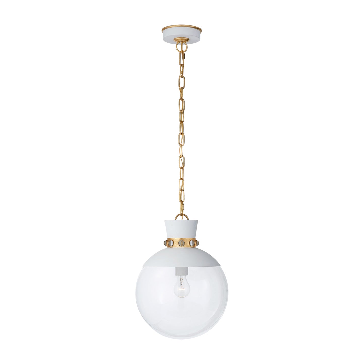 Julie Neill Lucia Medium Pendant Light - Matte White Pendant Light Bloomingdales Lighting   