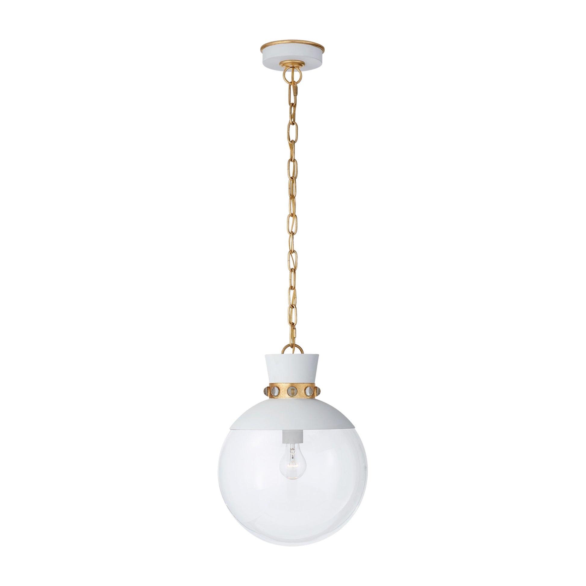 Julie Neill Lucia Medium Pendant Light - Matte White Pendant Light Bloomingdales Lighting   