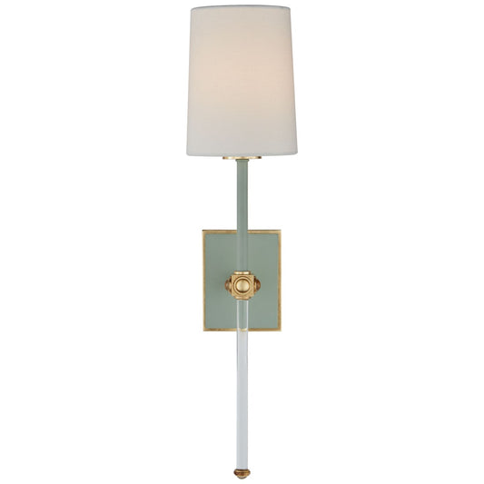 Julie Neill Lucia Crystal Medium Tail Wall Sconce - Celadon Wall Light Bloomingdales Lighting Celadon  