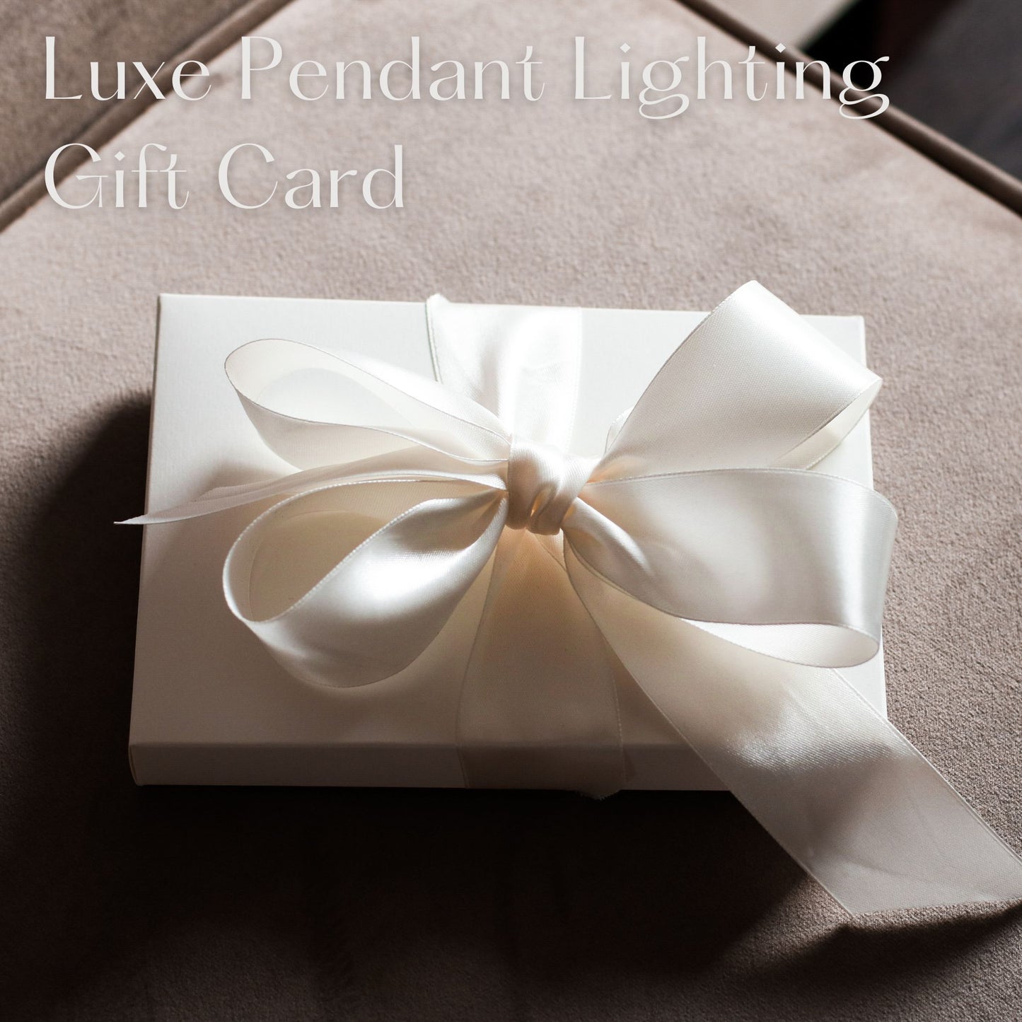 Luxe Pendant Lighting Gift Card Gift Card Luxe Pendant Lighting   