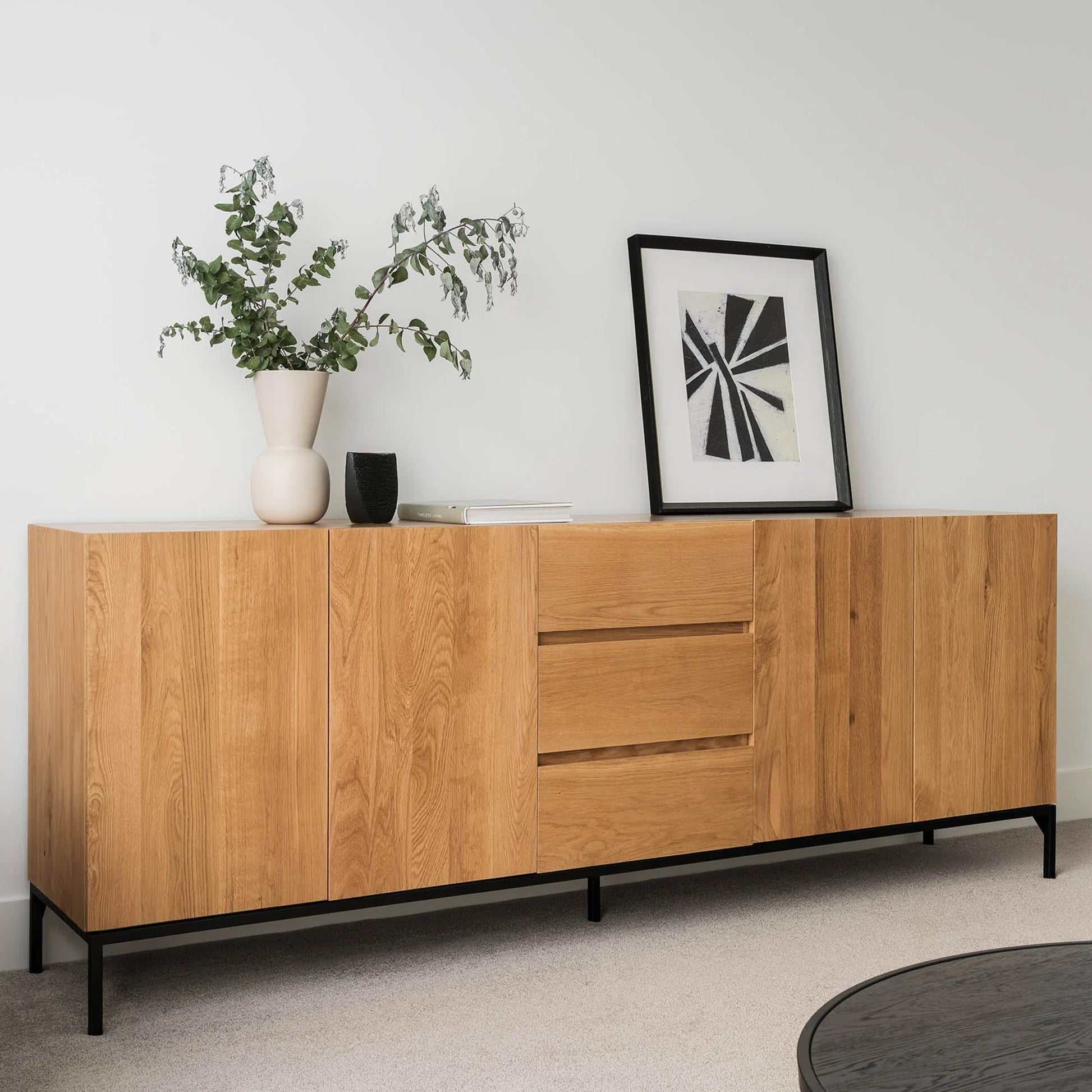 Manhattan Sideboard Buffet Table - Natural Oak Buffet Table M+Co Living