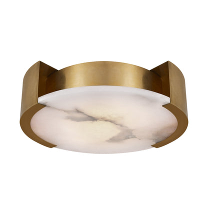 Kelly Wearstler Melange Large Alabaster Flush Mount Ceiling Light - Brass Ceiling Flush Mount Bloomingdales Lighting Brass Large