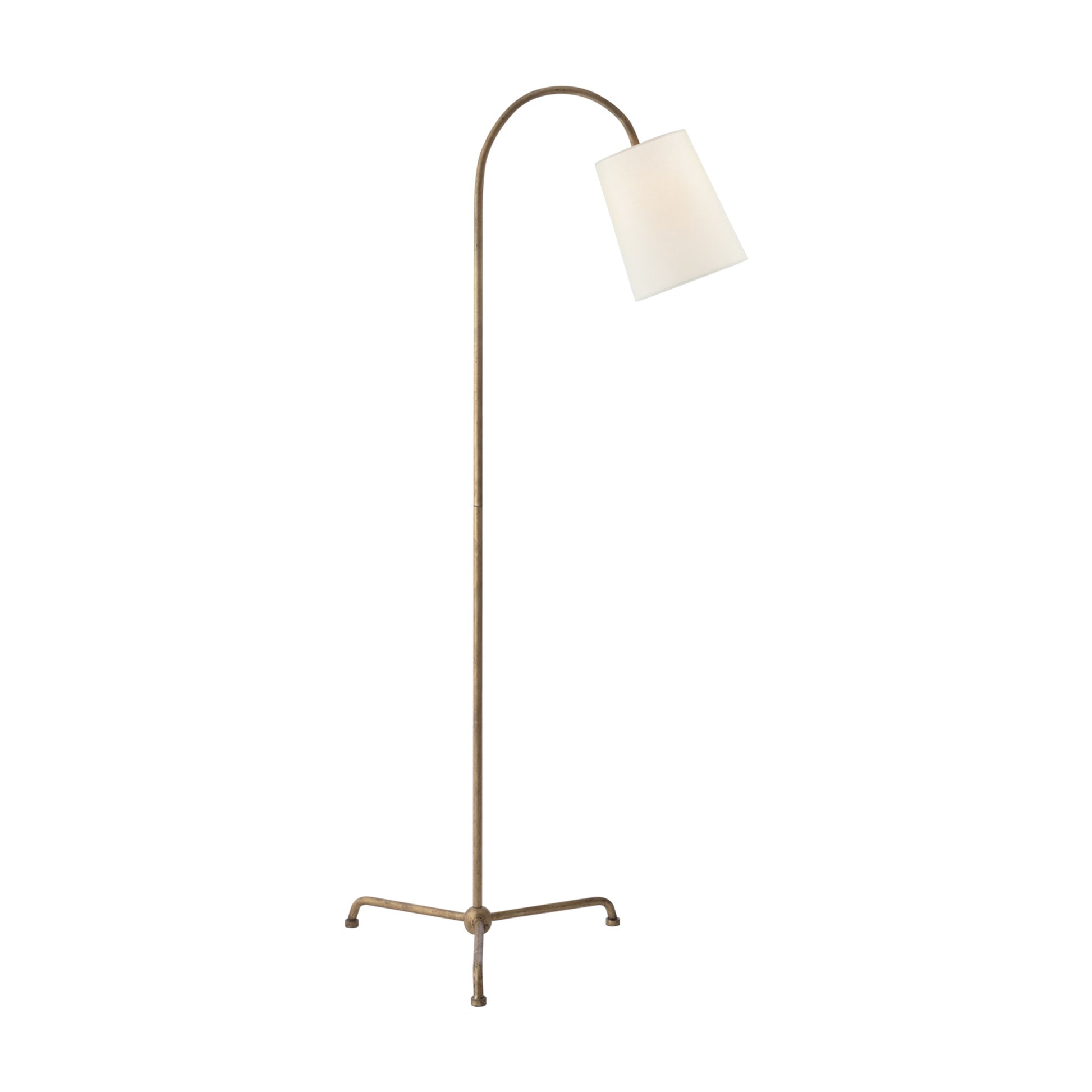 Thomas O'Brien Mia Floor Lamp - Gilded Iron Floor Lamp Bloomingdales Lighting Gilded Iron  