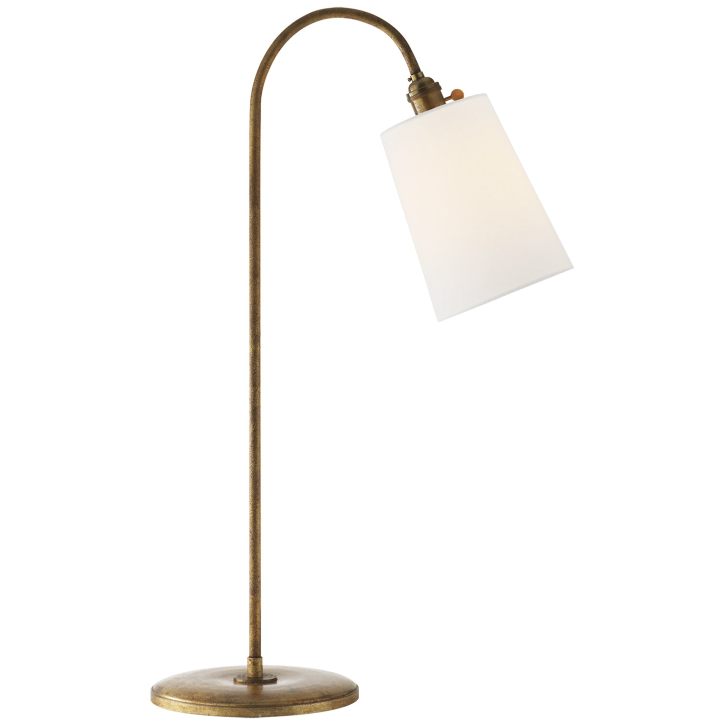 Thomas O'Brien Mia Linen Table Lamp - Gilded Iron Table Lamp Bloomingdales Lighting Gilded Iron  