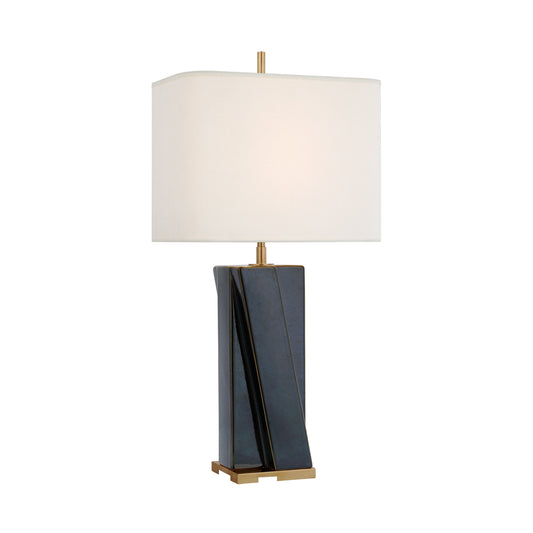 Thomas O'Brien Niki Medium Ceramic Table Lamp - Mixed Blue Table Lamp Bloomingdales Lighting Mixed Blue  