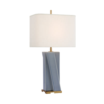 Thomas O'Brien Niki Medium Ceramic Table Lamp - Polar Blue Table Lamp Bloomingdales Lighting Polar Blue  