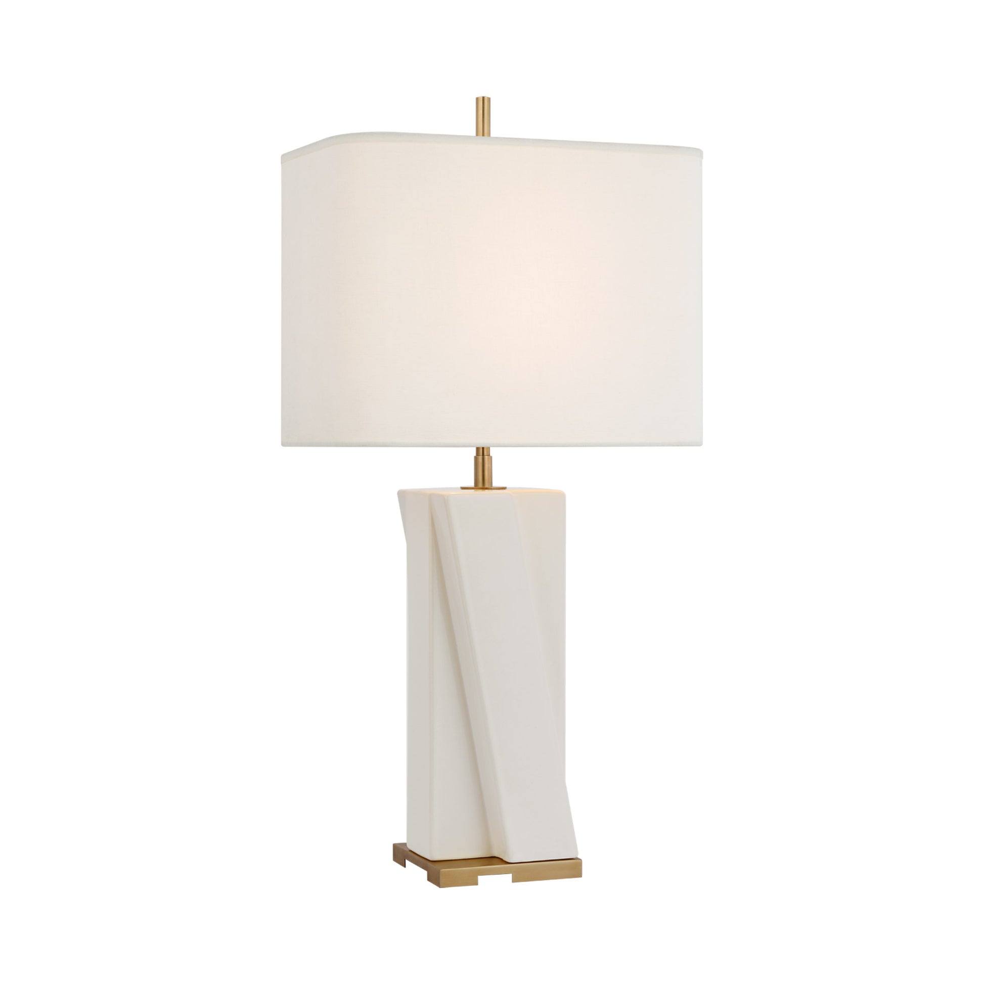 Thomas O'Brien Niki Medium Ceramic Table Lamp - Mixed Blue Table Lamp Bloomingdales Lighting Ivory  