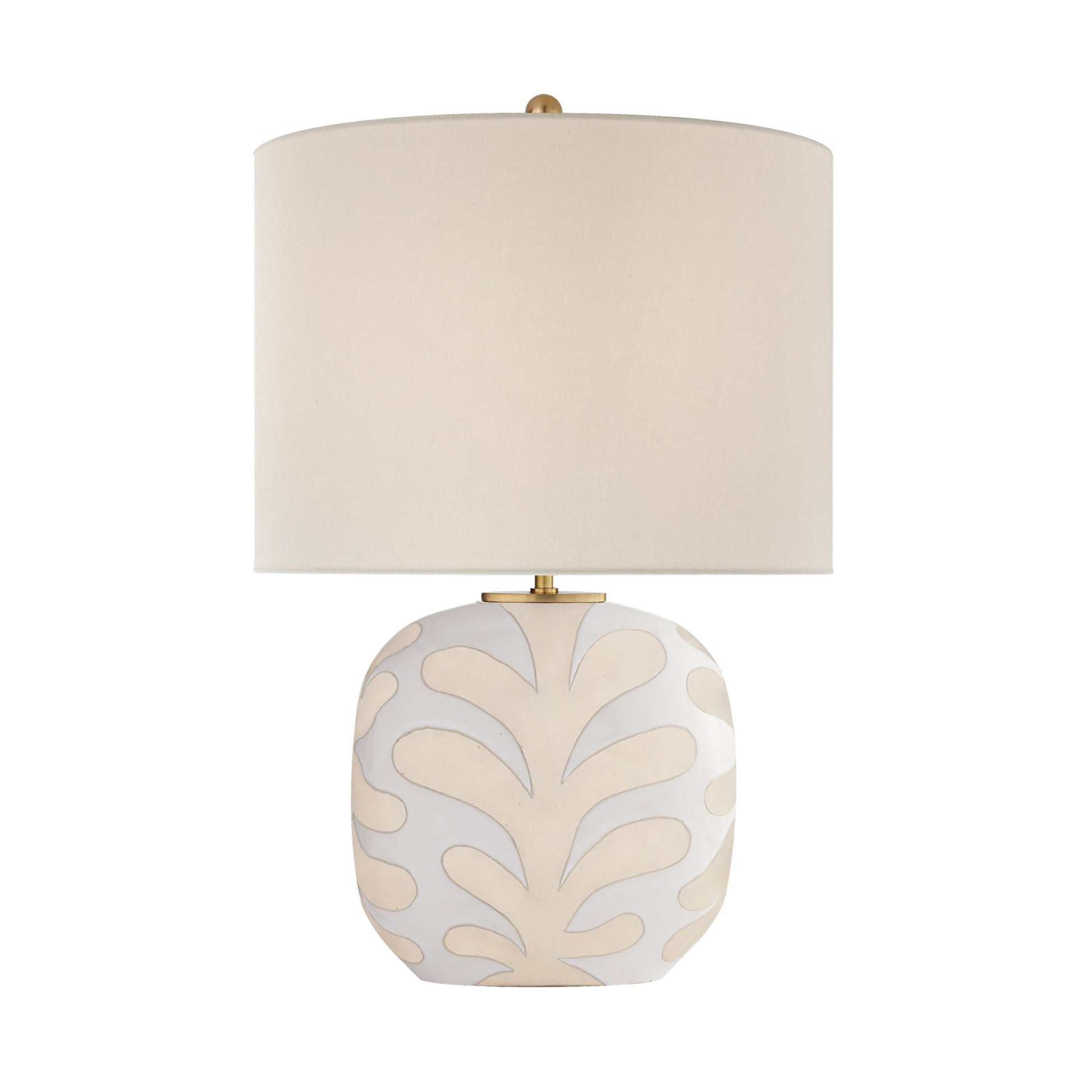 Kate Spade Parkwood Medium Natural Bisque Table Lamp - White Table Lamp Bloomingdales Lighting White  