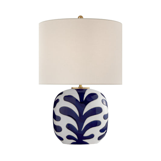 Kate Spade Parkwood Medium Natural Bisque Table Lamp - Cobalt Table Lamp Bloomingdales Lighting Cobalt  