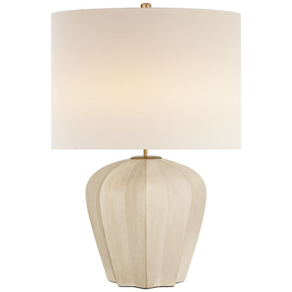 AERIN Pierrepont Stone Ceramic Table Lamp - White Table Lamp Bloomingdales Lighting White  