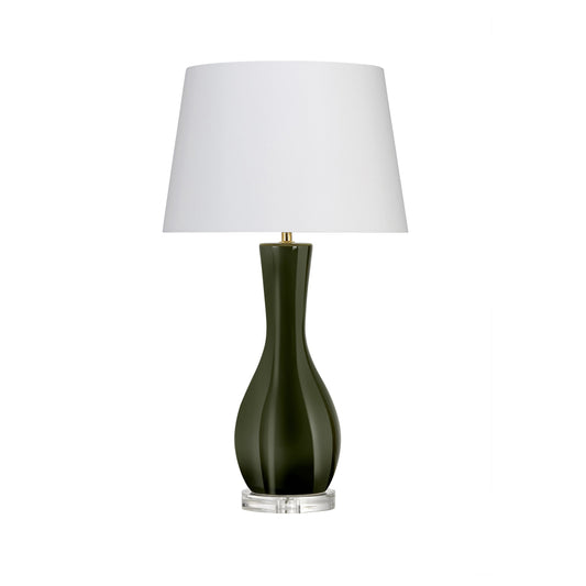 Radda Linen Table Lamp - Tuscan Green Table Lamp Bloomingdales Lighting Fine Cream Linen