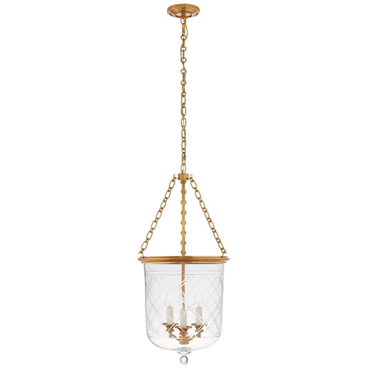 Ralph Lauren Cambridge Medium Gold Smoke Bell Lantern Pendant Light Pendant Light Bloomingdales Lighting   