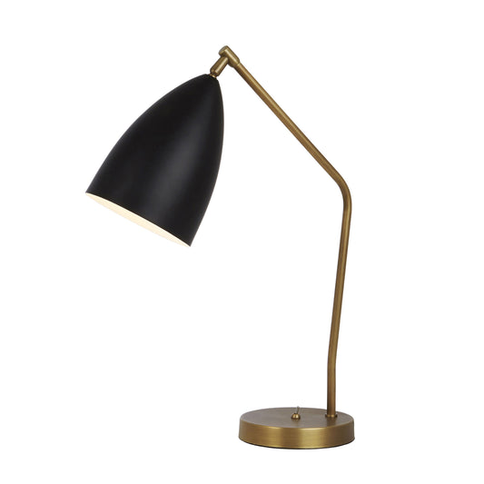 Ravello Black Metal Table Lamp - Brass Table Lamp Bloomingdales Lighting Brass  