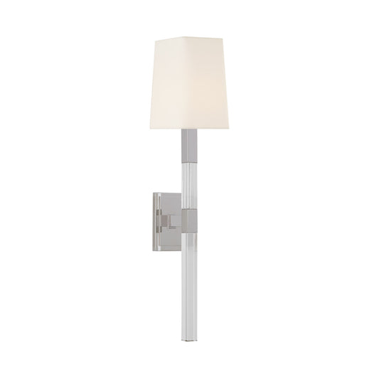 Chapman & Myers Reagan Medium Tail Wall Sconce - Nickel Wall Light Bloomingdales Lighting Nickel  