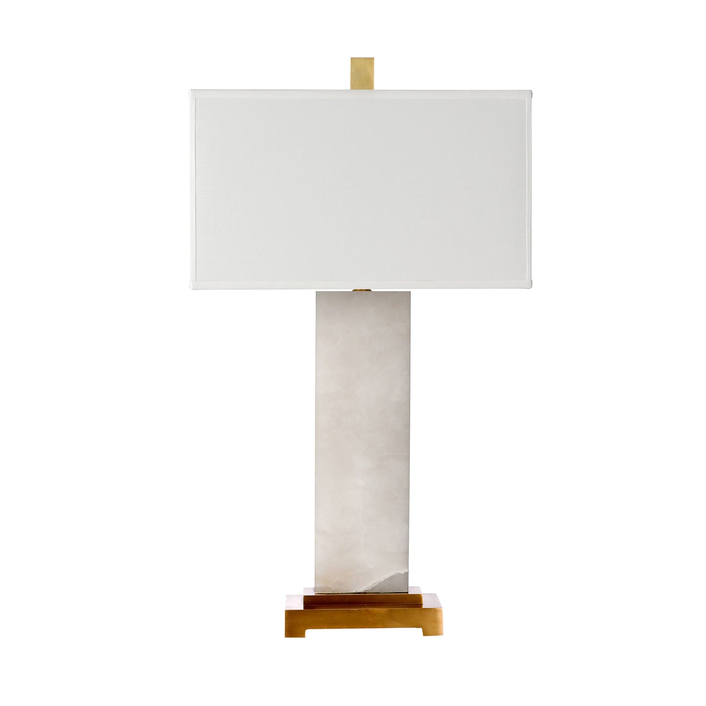 Rectangular Alabaster Table Lamp Table Lamp Bloomingdales Lighting White Silk