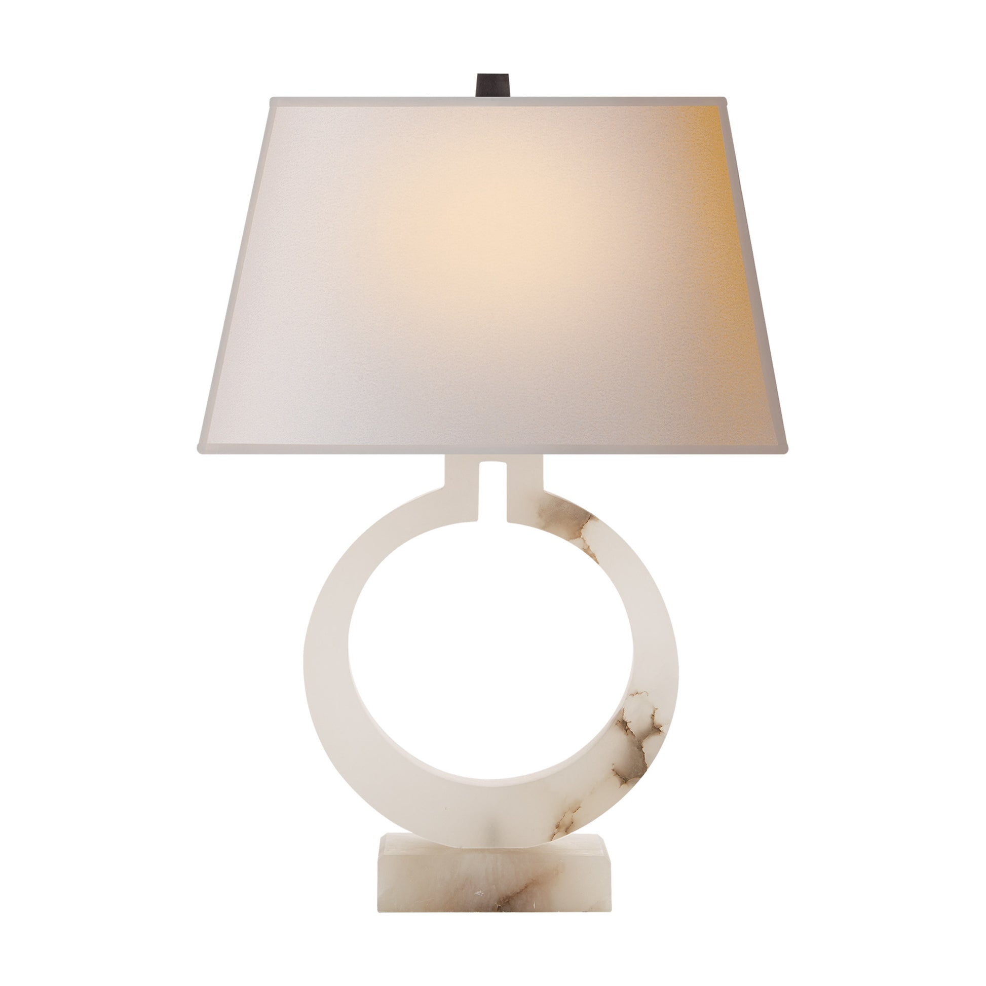 E. F. Chapman Ring Form Large Alabaster Table Lamp Table Lamp Bloomingdales Lighting Alabaster  