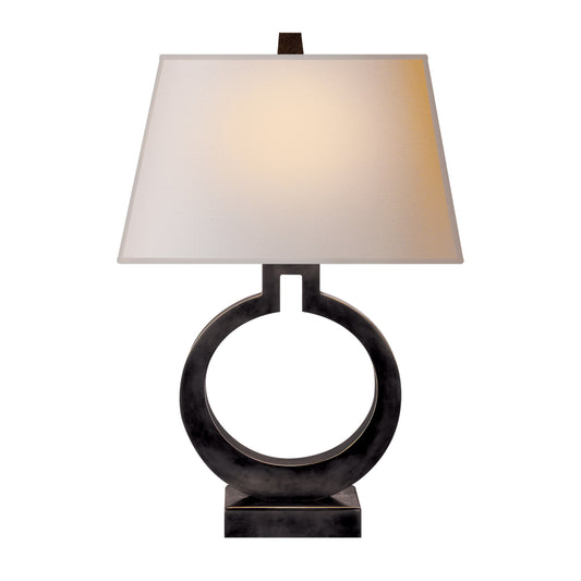 E. F. Chapman Ring Form Large Table Lamp - Bronze Table Lamp Bloomingdales Lighting Bronze  