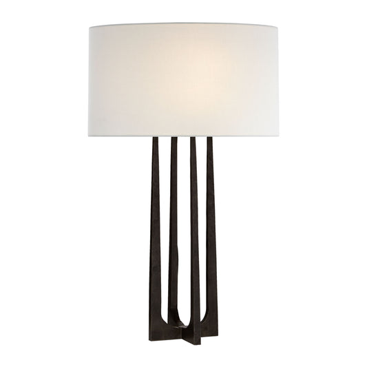 Ian K. Fowler Scala Linen Table Lamp - Aged Iron Table Lamp Bloomingdales Lighting Aged Iron  